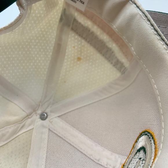 Vintage 90s Team NFL Green Bay Packers G Logo Striped Snapback Hat WITH TAGS! - Picture 13 of 15